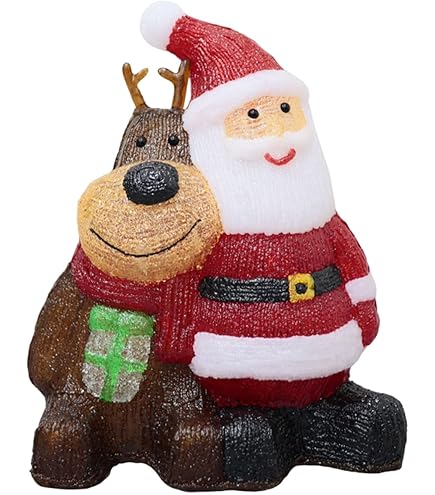 Amazon.co.jp: コロナ産業 LEDライト 3D サンタモチーフ アクリル